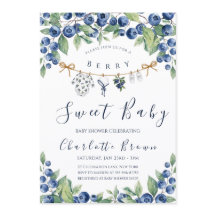 Zoete Blauwebes Babyshower Jongens Uitnodiging