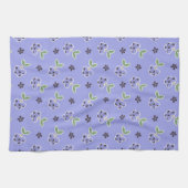 Zoete Blauwebes Patroon Keuken Handdoek (Horizontaal)