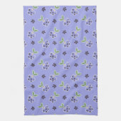 Zoete Blauwebes Patroon Keuken Handdoek (Verticaal)