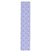 Zoete Blauwebes Patroon Tafel Runner Medium Tafelloper (Voorkant)