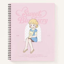Zoete Blauwebessendromen ✩°。 ⋆。°✩ Notitieboek
