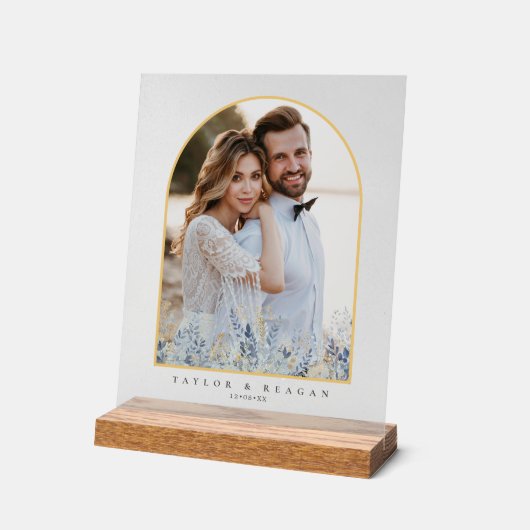 Zoete Bloemen Boog Foto ID1045 Acryl Bord (Hoek)