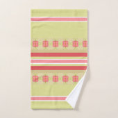 Zoete bloemen geaccentueerd patroon bad handdoek (Handdoek)