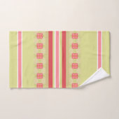 Zoete bloemen geaccentueerd patroon bad handdoek (Handdoek)