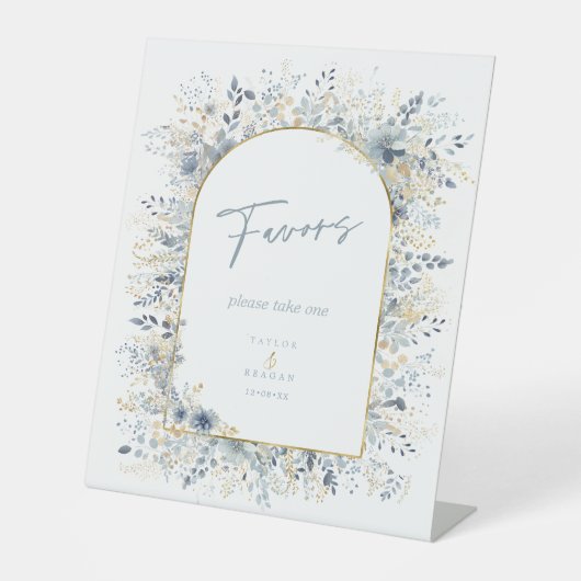 Zoete Bloemen Huwelijksgunsten ID1045 Reclamebord Met Voetstuk (Voorkant)