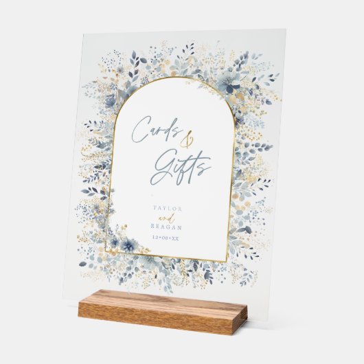 Zoete Bloemen Huwelijkskaarten & Geschenken ID1045 Acryl Bord (Hoek)