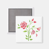 Zoete bloemen magneet (Voorkant / Achterkant)