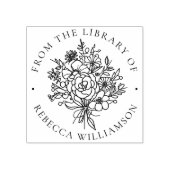 Zoete bloemen | Modern 'Uit de Bibliotheek van' Bo Rubberstempel (Afrduk)