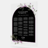 Zoete Bloemenboog Bruiloft Zitkaarten Llac ID998 Acryl Bord (Hoek)