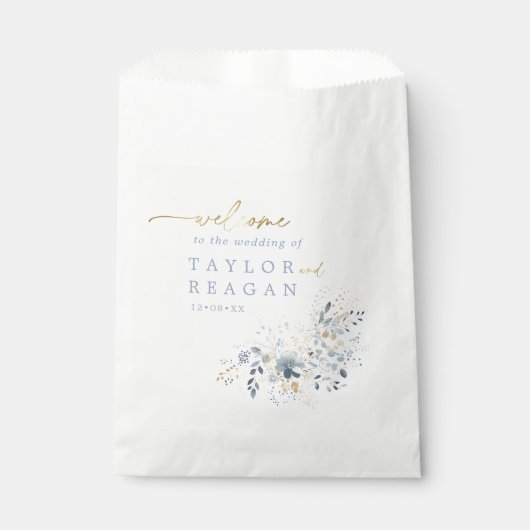 Zoete Bloemenbruiloft Welkom ID1045 Bedankzakje (Voorkant)