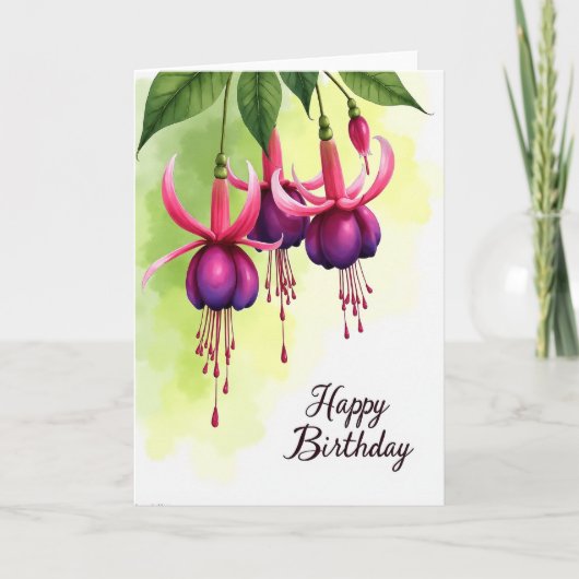 Zoete Bloemencascade Kaart (Voorkant)