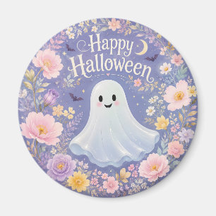 Zoete Bloemige Geest Halloween Charme Magneet