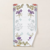 Zoete bloemstelen badhanddoek set bad handdoek (Handdoek)