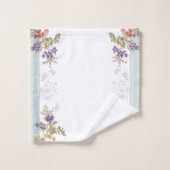 Zoete bloemstelen badhanddoek set bad handdoek (Wasdoekje)