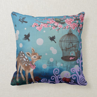 Zoete bloesem, katoenachtig Sierkussen 16x16