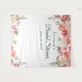 Zoete Blush Bruiloft Feest Fotohokje Achtergrond Wandkleed (Voorkant (horizontaal))