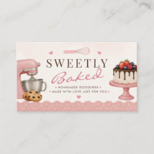 Zoete Blush Roze Thuisbakkerij QR Code Zakelijke K