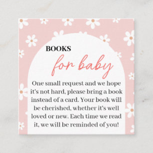 Zoete boeken voor baby informatiekaartje