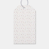 Zoete Boho Meisje Baby Shower Cadeaulabel (Achterkant)