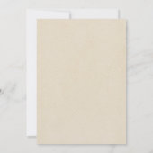 Zoete Boho Neutrale Baby Shower Kaart (Achterkant)