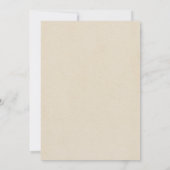 Zoete Boho Teddybeer Neutrale Baby Shower Kaart (Achterkant)