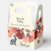 Zoete boho volkskunst konijn vlinder bloemig Hygge Bedankdoosjes (Geopend)