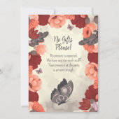 Zoete boho volkskunst konijn vlinder bloemig Hygge Kaart (Achterkant)