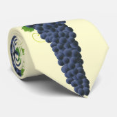Zoete bordeaux of blauwe druiven voor wijnliefhebb stropdas (Opgerold)