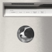 Zoete Border Collie pup Magneet (Insitu (Vaatwasser))
