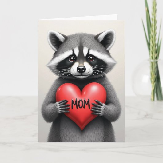 Zoete Bos Moeder Hart Kaart (Voorkant)