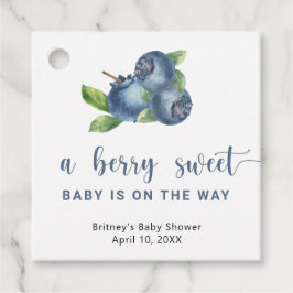 Zoete bosbessen bedankjes labels