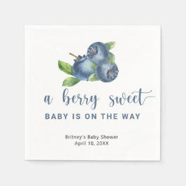 Zoete bosbessen servet