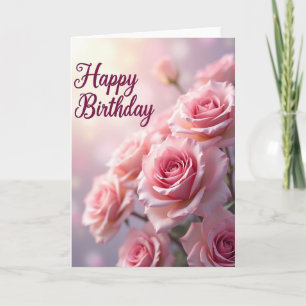 Zoete botanische scriptkaart kaart