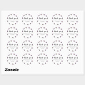 Zoete braam - dank je ronde sticker (Vel)