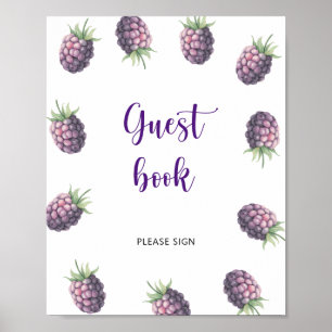 Zoete braam \ Gast boek Poster