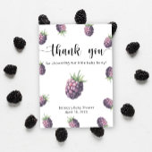 Zoete braambes - dank u bedankkaart