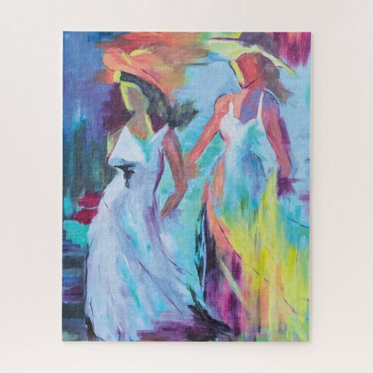 Zoete Bries Impressionistische Vrouwen Legpuzzel (Verticaal)