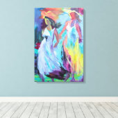 Zoete Bries Origineel Schilderij Canvas Afdruk (Insitu (Houten vloer))