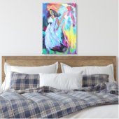 Zoete Bries Origineel Schilderij Canvas Afdruk (Insitu (Slaapkamer))