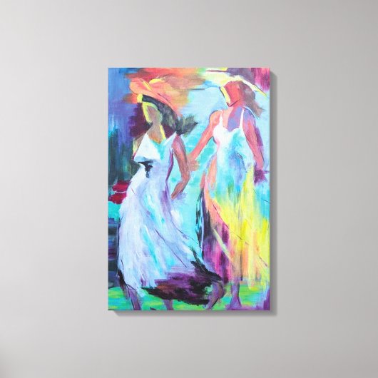 Zoete Bries Origineel Schilderij Canvas Afdruk (Voorkant)