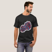 Zoete Britse bramen in waterverf T-shirt (Voorkant volledig)