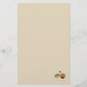 Zoete brood met hete chocolade Pan dulce Mexicaans Briefpapier (Voorkant)