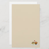 Zoete brood met hete chocolade Pan dulce Mexicaans Briefpapier (Voorkant / Achterkant)