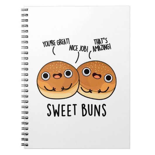 Zoete Broodjes Grappige Bak Punt Notitieboek (Voorkant)