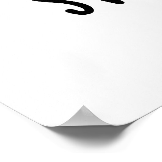 Zoete broodjes grappige bakwoordgrapje poster (Hoek)