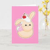 Zoete broodjes kaart (Gele Bloem)