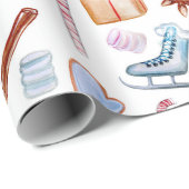 Zoete cacao, feestzeepuizen, kaarskanen, koekjes cadeaupapier (Rol Hoek)