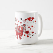 Zoete cadeau valentijn oma's koffiemok (Voorkant rechts)