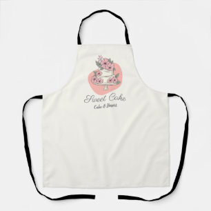 Zoete Cake Bakkerij Cake & Dessert Logo Schort