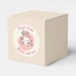 Zoete Cake Bakkerij Favoriet Doos Bedankdoosjes